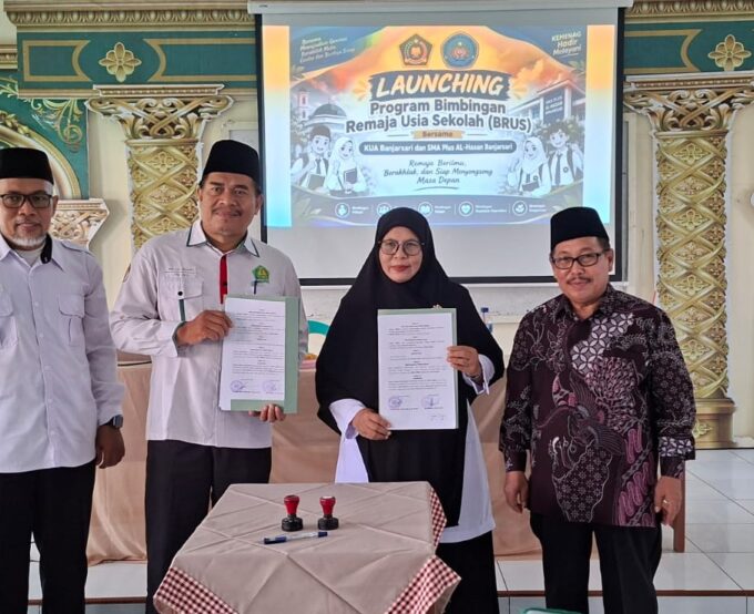 SMA Plus Al-Hasan Banjarsari Launching Program BRUS Bersama KUA Banjarsari, Bekali Remaja dengan Persiapan Menuju Masa Depan